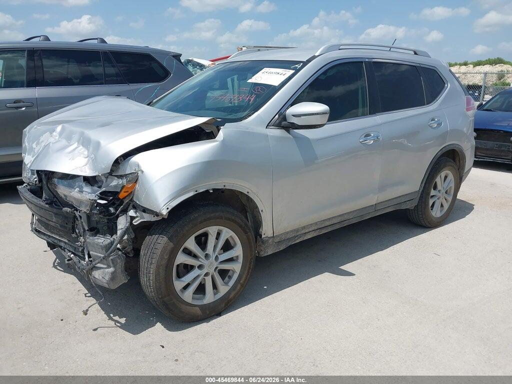 KNMAT2MT6GP619862 2016 NISSAN ROGUE photo no. 2