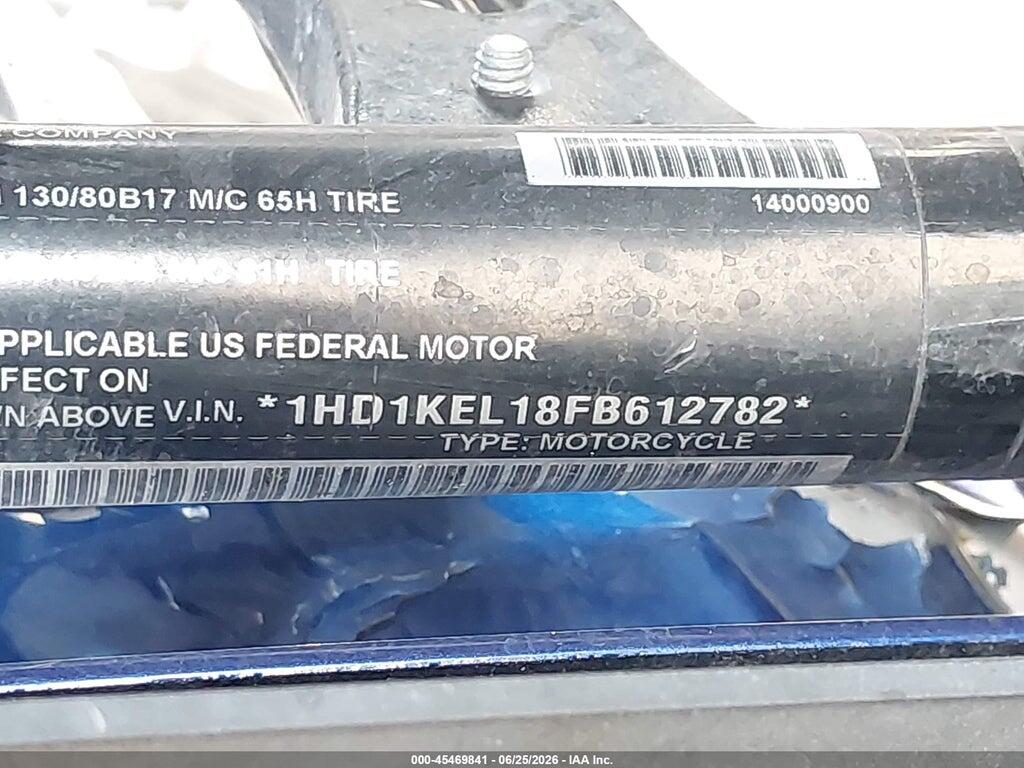 1HD1KEL18FB612782 2015 HARLEY-DAVIDSON FLHTK photo no. 10