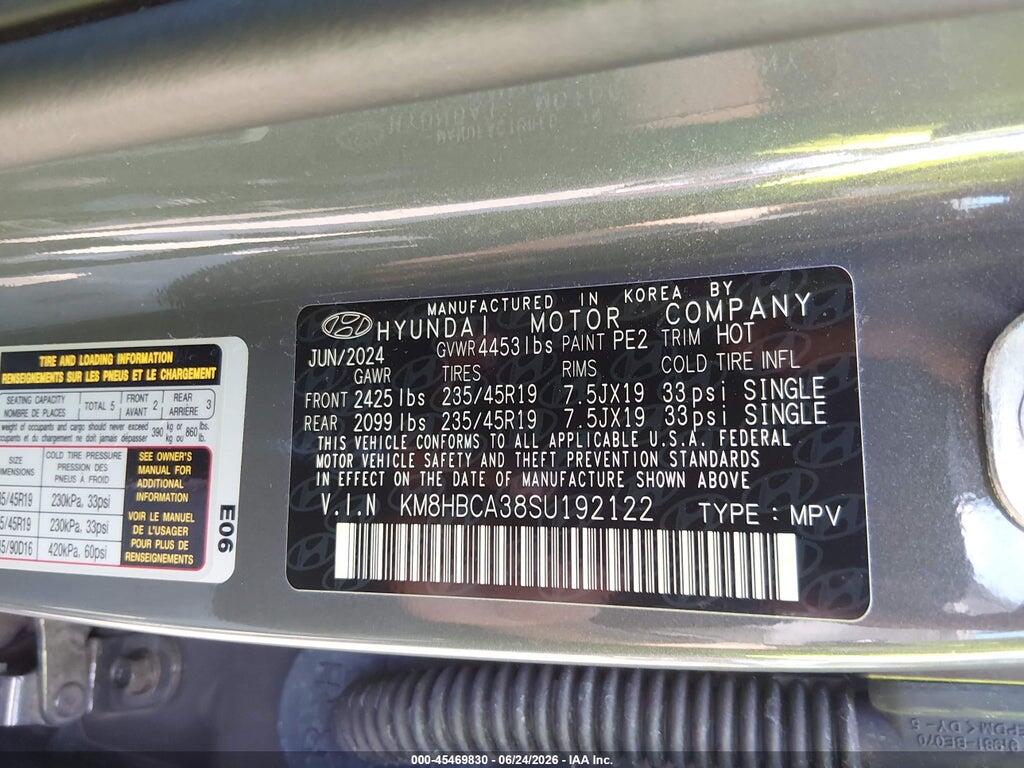 KM8HBCA38SU192122 2025 HYUNDAI KONA photo no. 9