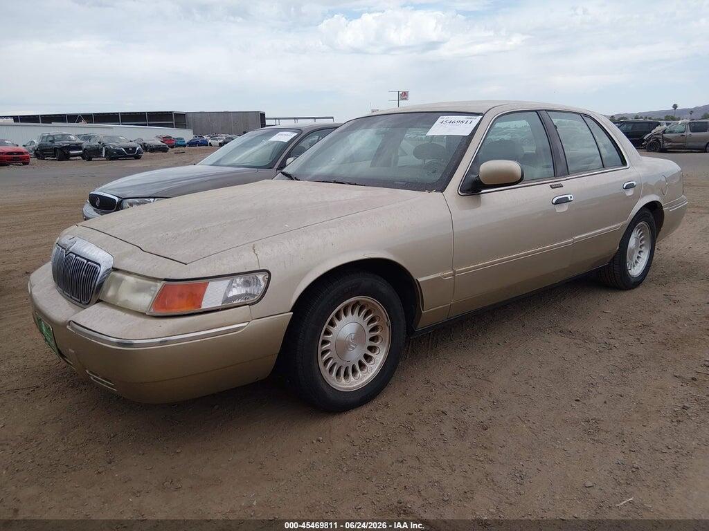 2MEFM75W0XX602542 1999 MERCURY GRAND MARQUIS photo no. 2