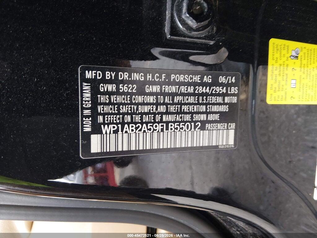 WP1AB2A59FLB55012 2015 PORSCHE MACAN photo no. 9