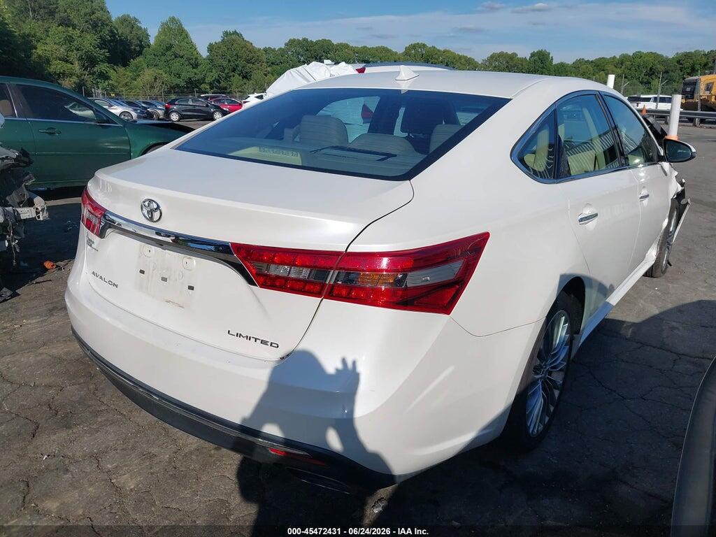 4T1BK1EB4GU237625 2016 TOYOTA AVALON photo no. 4