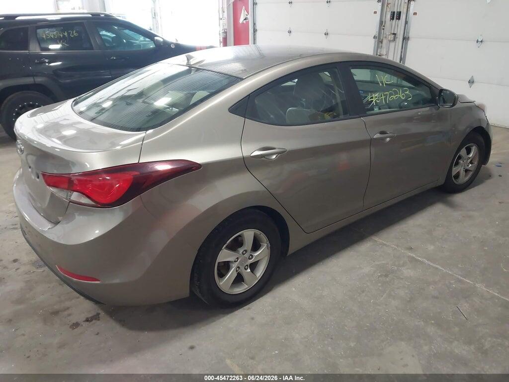 5NPDH4AE7FH620688 2015 HYUNDAI ELANTRA photo no. 4