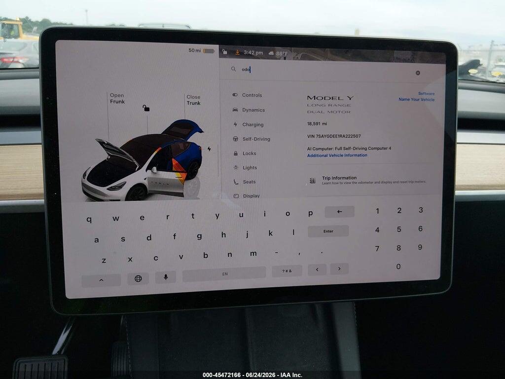 7SAYGDEE1RA222507 2024 TESLA MODEL Y photo no. 6