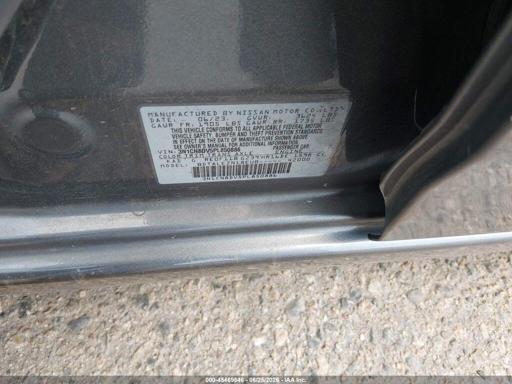 3N1CN8DV5PL850886 2023 NISSAN VERSA photo no. 9