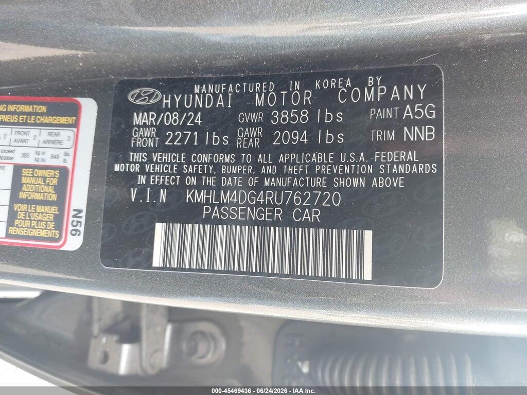 KMHLM4DG4RU762720 2024 HYUNDAI ELANTRA photo no. 9