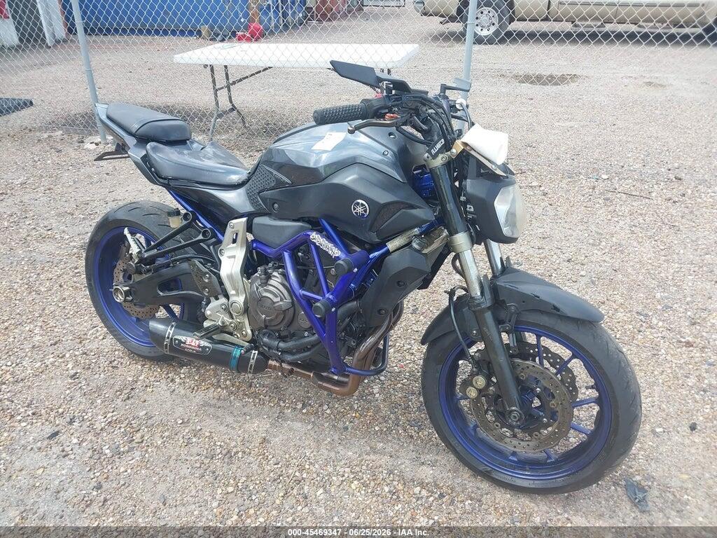 JYARM06E9FA000916 2015 YAMAHA FZ07 photo no. 1