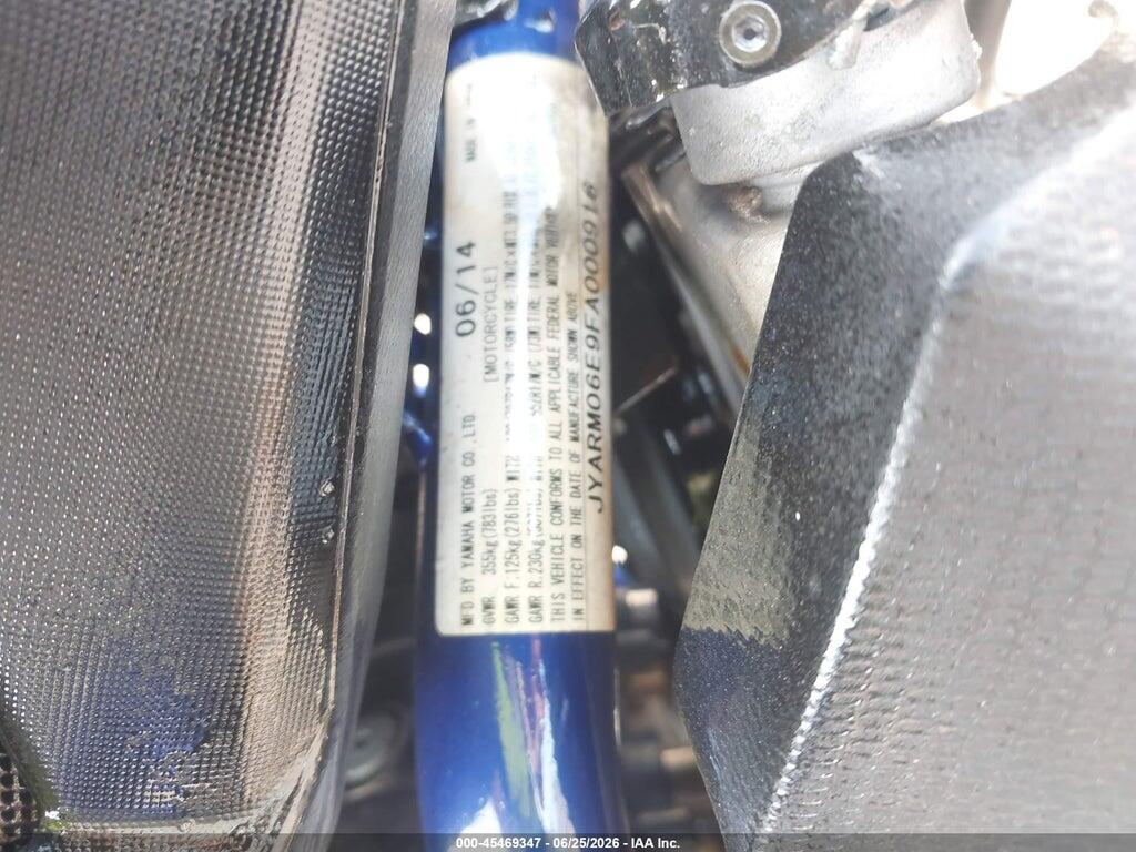 JYARM06E9FA000916 2015 YAMAHA FZ07 photo no. 10