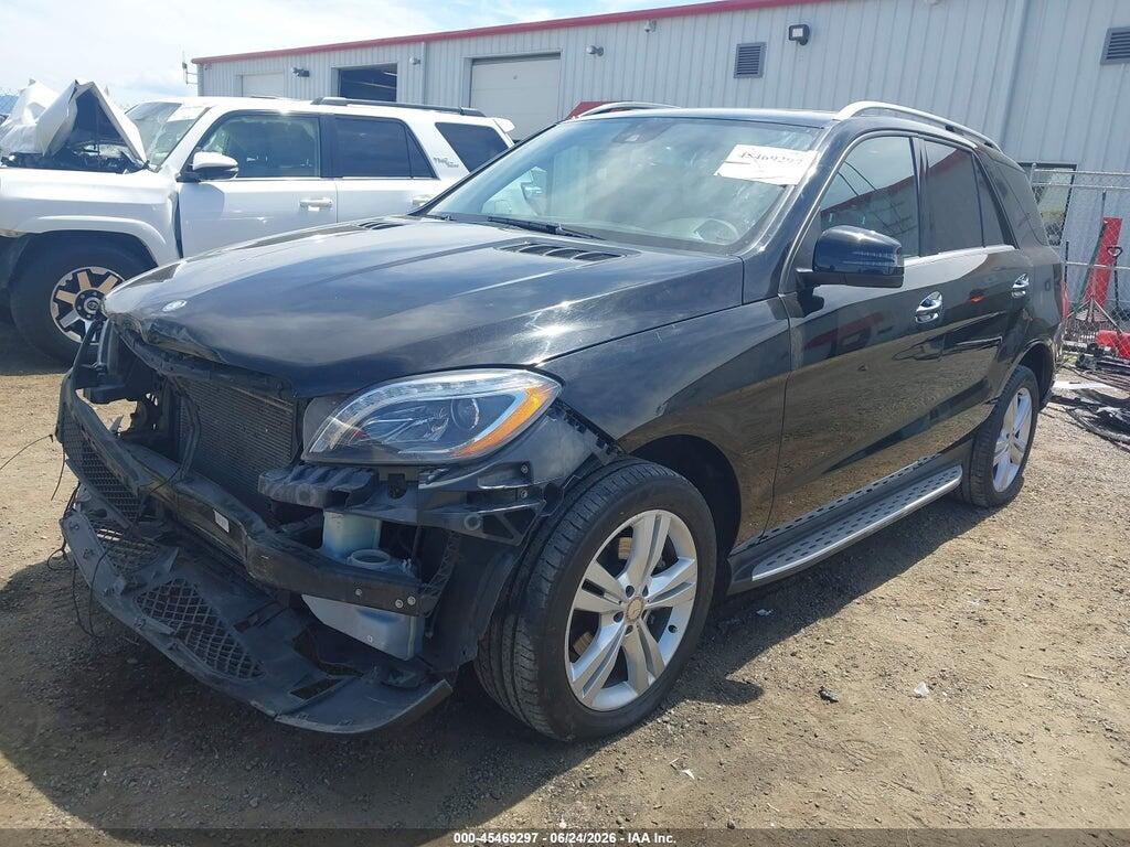 4JGDA5HBXEA320067 2014 MERCEDES-BENZ ML 350 photo no. 2