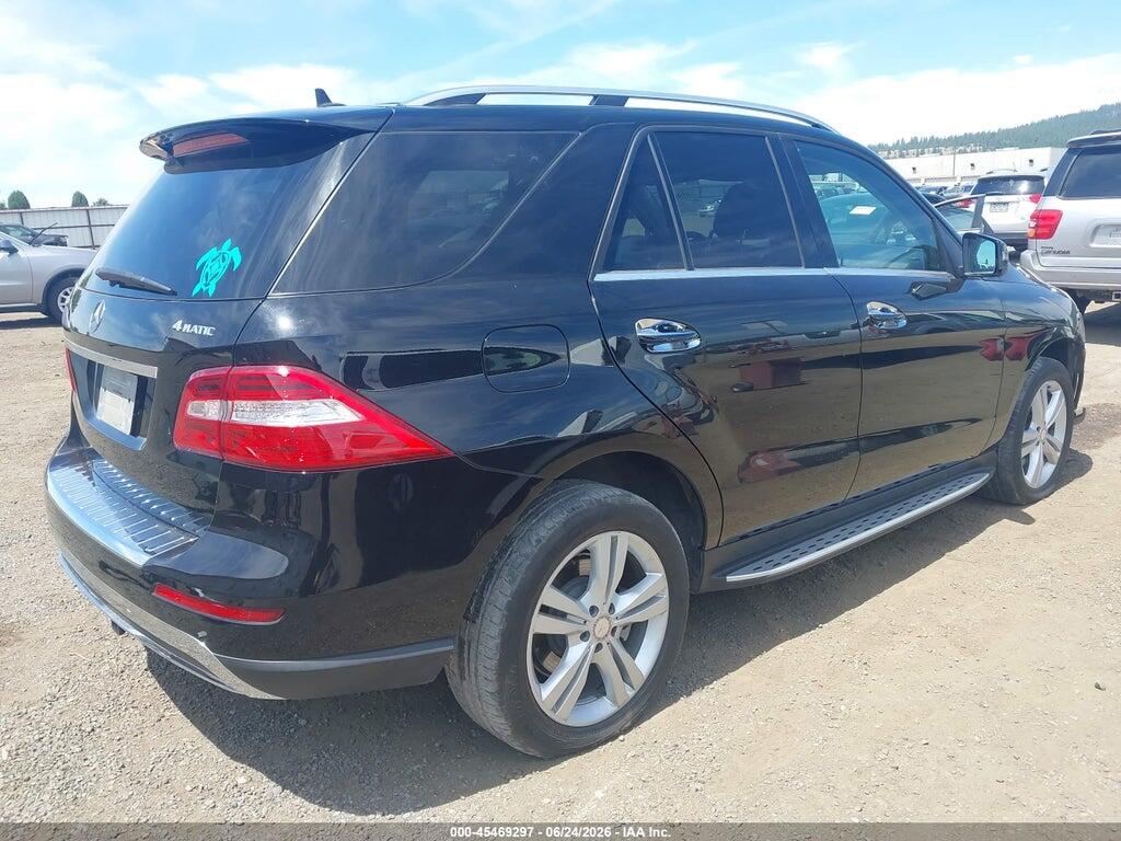 4JGDA5HBXEA320067 2014 MERCEDES-BENZ ML 350 photo no. 4