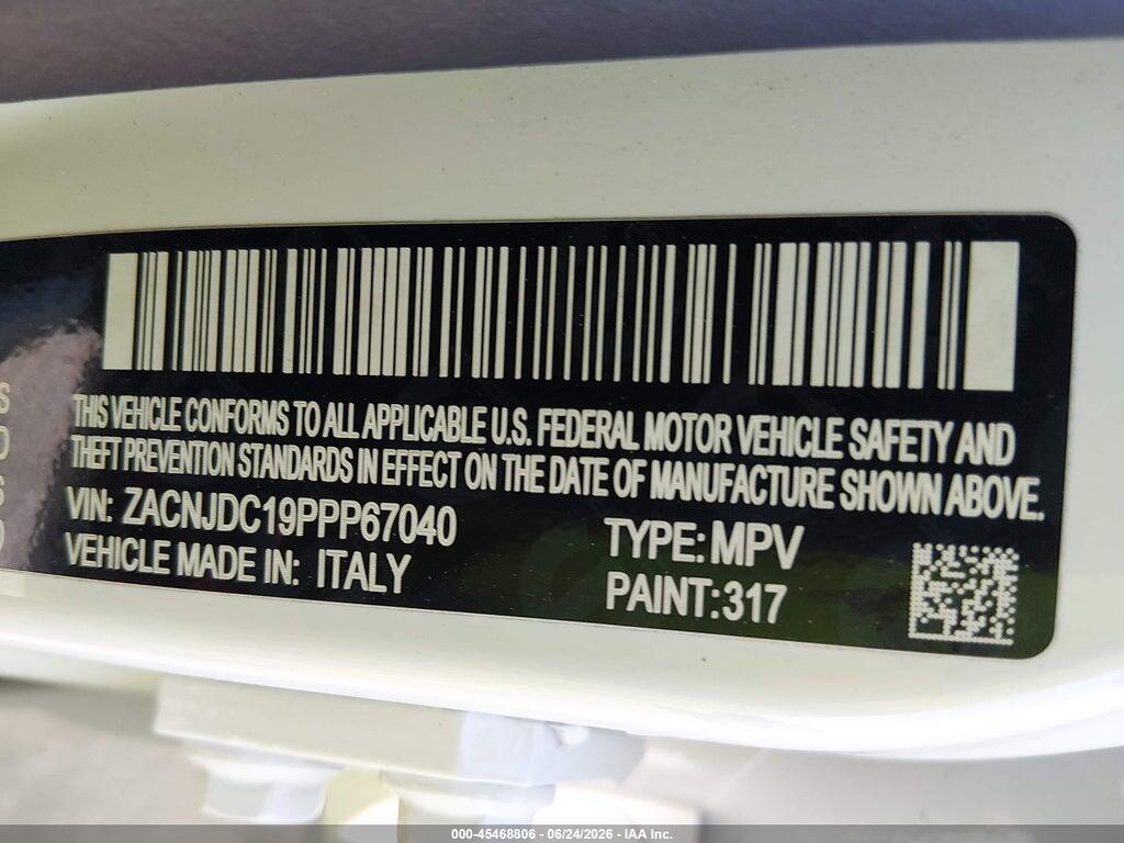 ZACNJDC19PPP67040 2023 JEEP RENEGADE photo no. 9