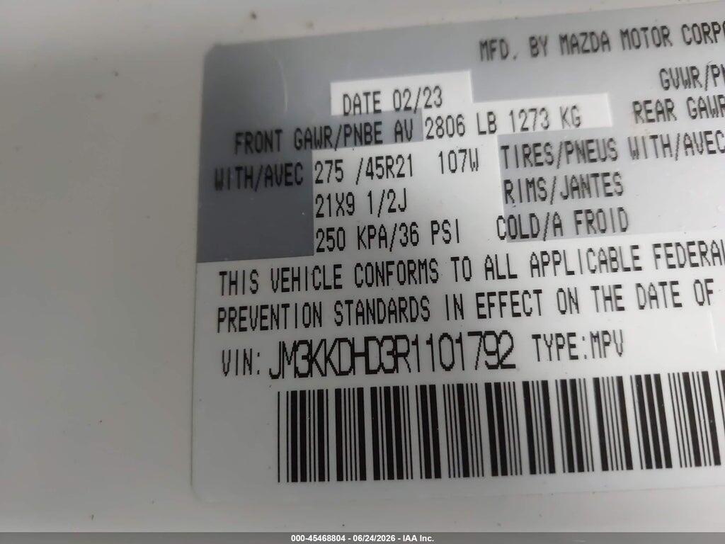 JM3KKDHD3R1101792 2024 MAZDA CX-90 photo no. 9
