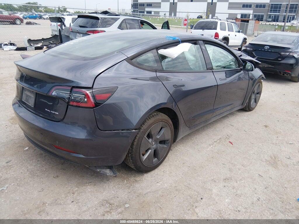 5YJ3E1EB7MF050884 2021 TESLA MODEL 3 photo no. 4