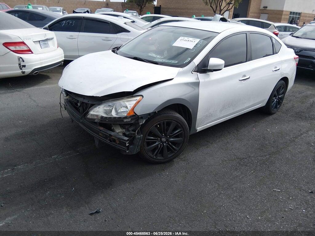3N1AB7AP2DL563856 2013 NISSAN SENTRA photo no. 2