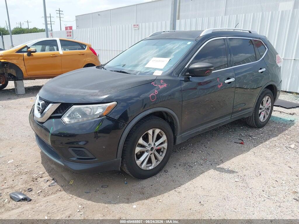 KNMAT2MT4GP722407 2016 NISSAN ROGUE photo no. 2
