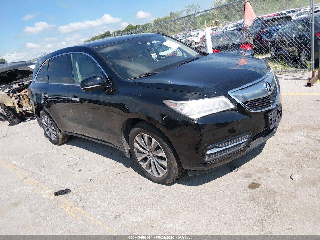 5FRYD4H45GB035620 2016 ACURA MDX photo no. 1