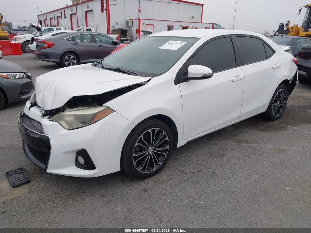 5YFBURHE3FP294414 2015 TOYOTA COROLLA photo no. 2