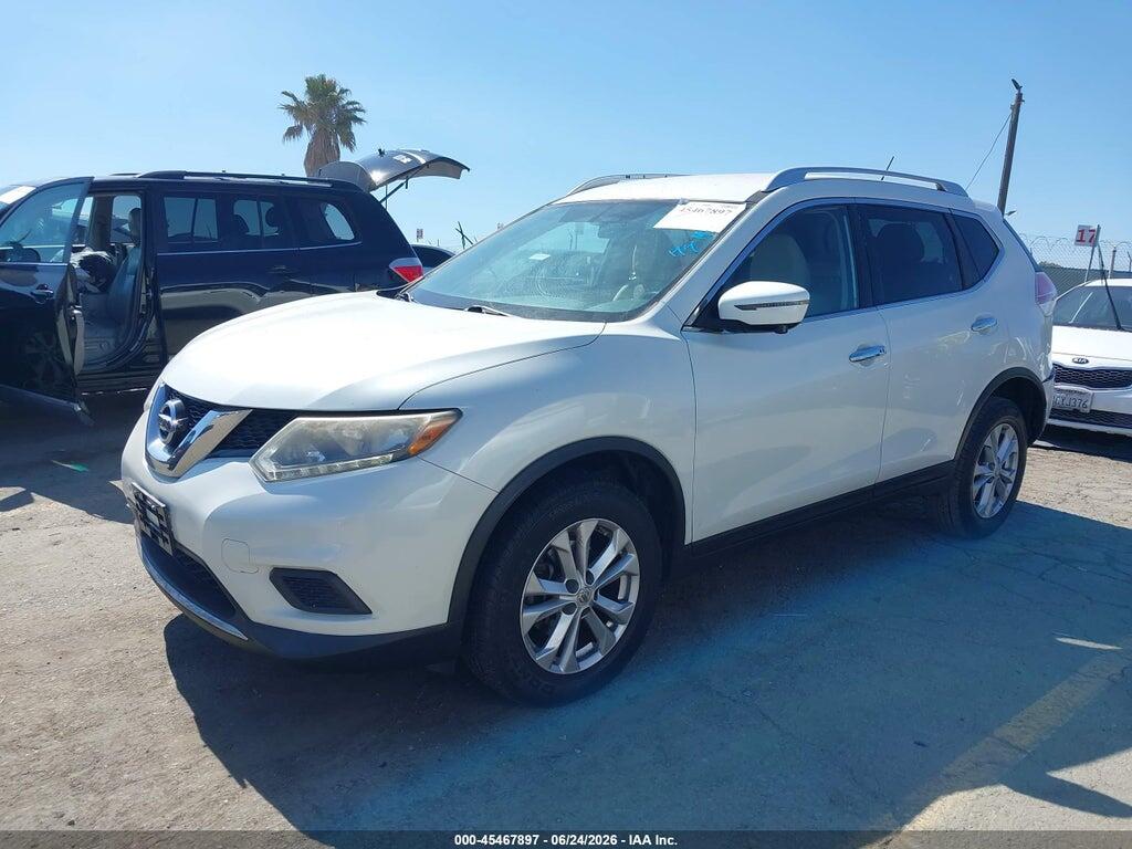 KNMAT2MV4GP635205 2016 NISSAN ROGUE photo no. 2