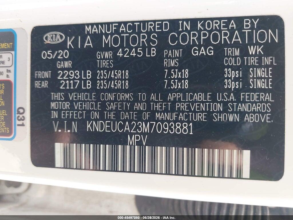 KNDEUCA23M7093881 2021 KIA SELTOS photo no. 9