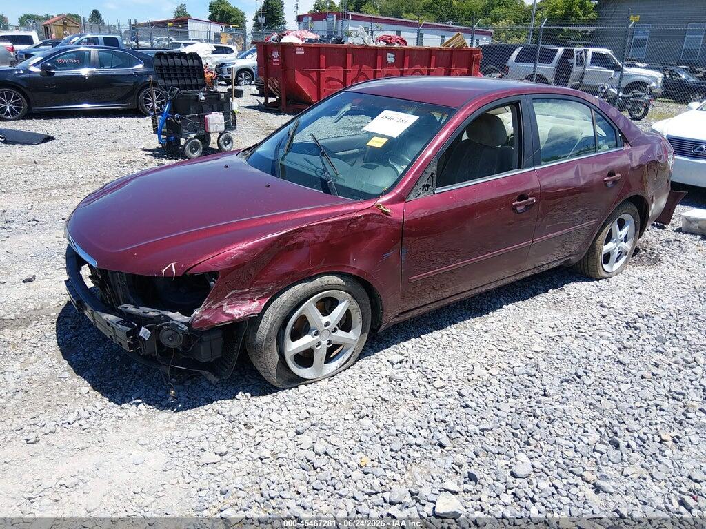 5NPEU46F77H276010 2007 HYUNDAI SONATA photo no. 2