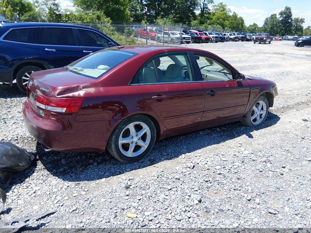 5NPEU46F77H276010 2007 HYUNDAI SONATA photo no. 4