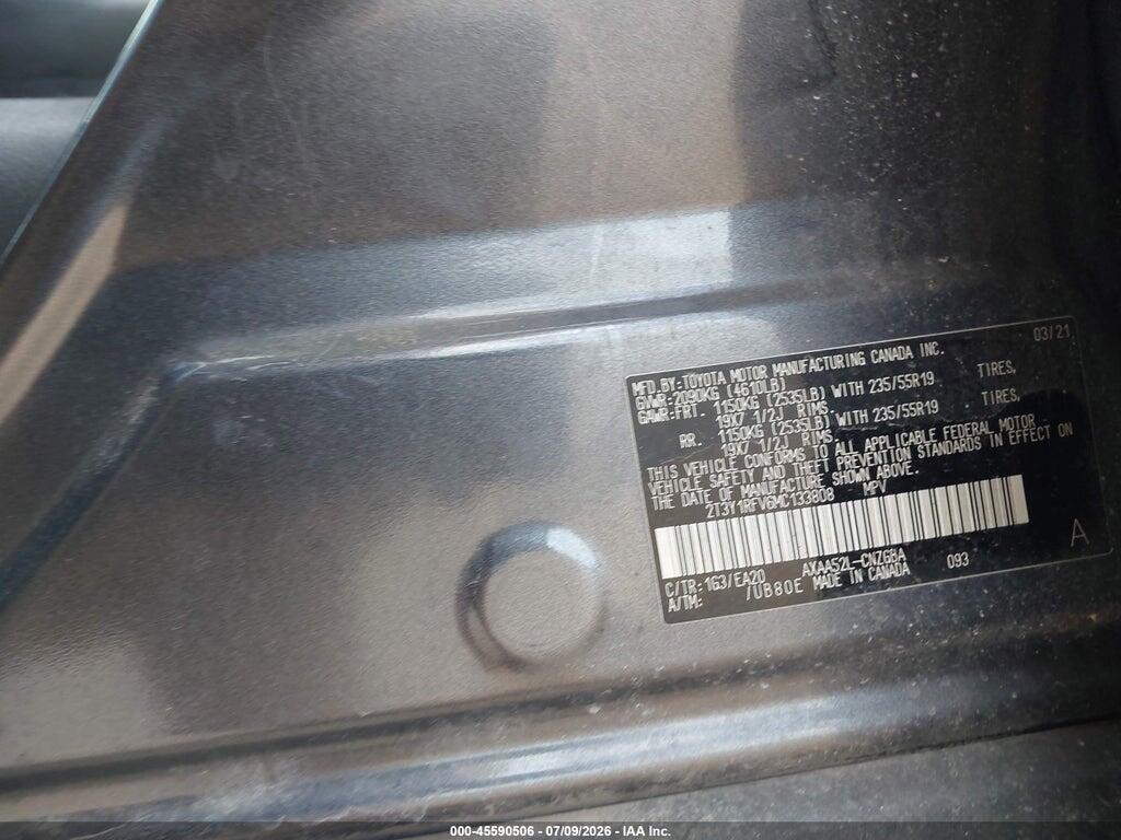 2T3Y1RFV6MC133808 2021 TOYOTA RAV4 photo no. 9