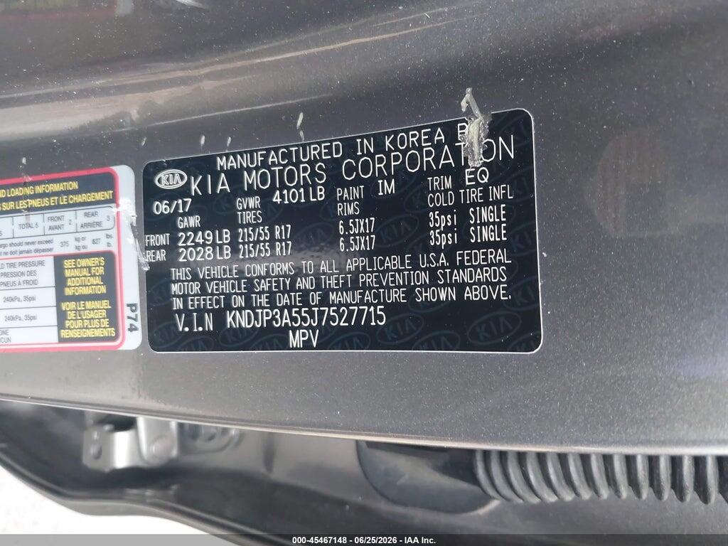 KNDJP3A55J7527715 2018 KIA SOUL photo no. 9