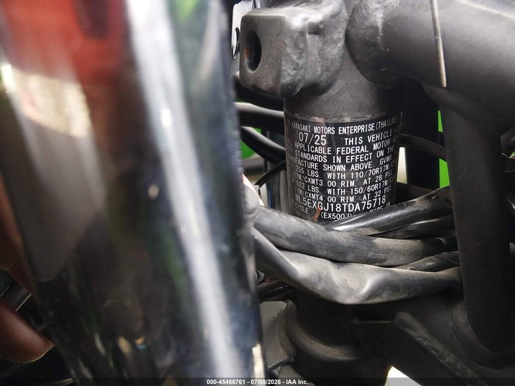 ML5EXGJ18TDA75718 2026 KAWASAKI EX500 photo no. 10