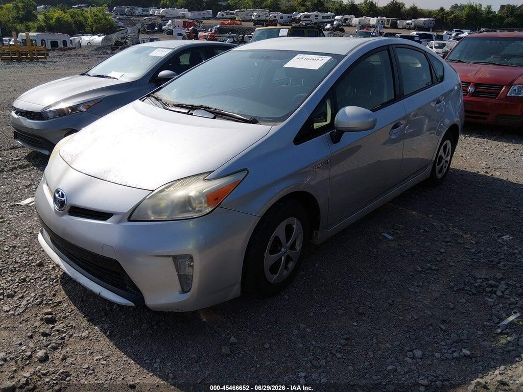 JTDKN3DU5D0337214 2013 TOYOTA PRIUS photo no. 2