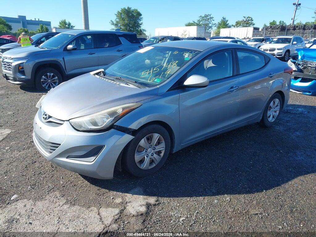 KMHDH4AE3GU545748 2016 HYUNDAI ELANTRA photo no. 2