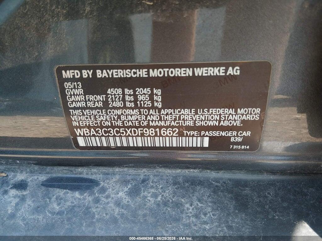 WBA3C3C5XDF981662 2013 BMW 320I photo no. 9