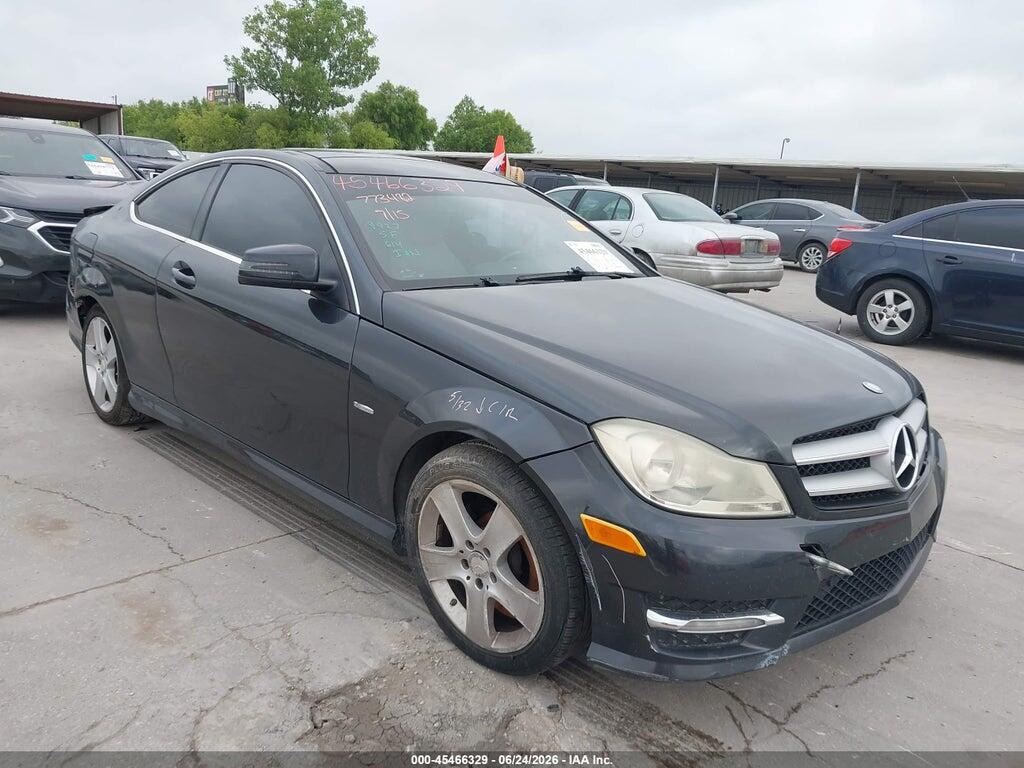 WDDGJ4HB6CF858024 2012 MERCEDES-BENZ C 250 photo no. 1