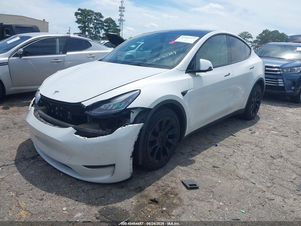 7SAYGDEE1NF368452 2022 TESLA MODEL Y photo no. 2