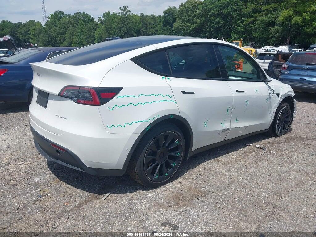 7SAYGDEE1NF368452 2022 TESLA MODEL Y photo no. 4