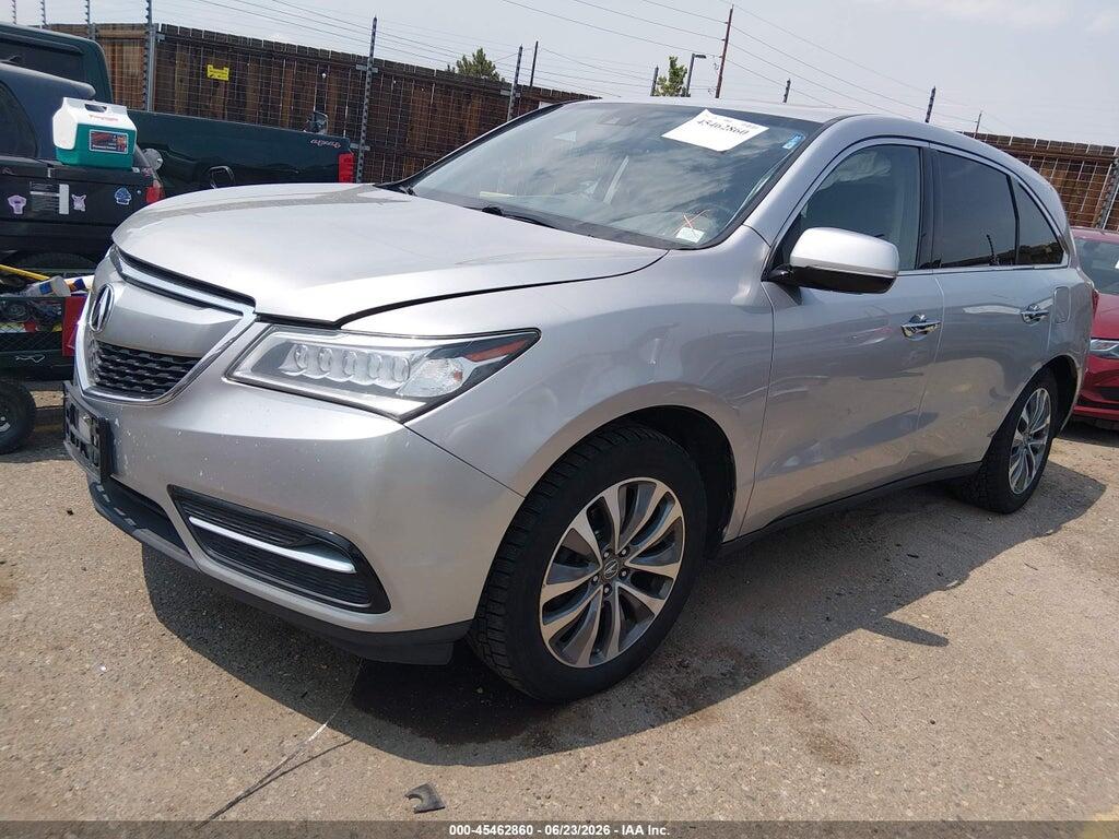 5FRYD4H41FB028100 2015 ACURA MDX photo no. 2