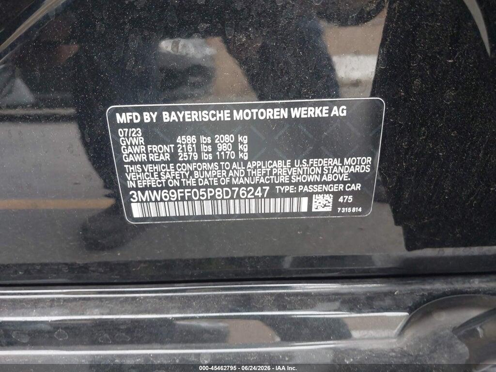 3MW69FF05P8D76247 2023 BMW 330I photo no. 9