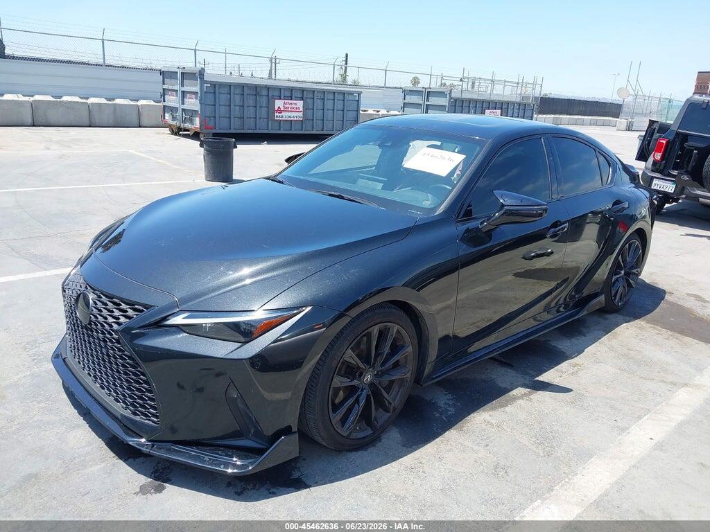 JTHDA1D24N5121848 2022 LEXUS IS 300 photo no. 2
