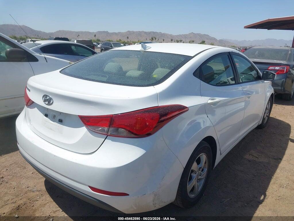 5NPDH4AE5EH484043 2014 HYUNDAI ELANTRA photo no. 4