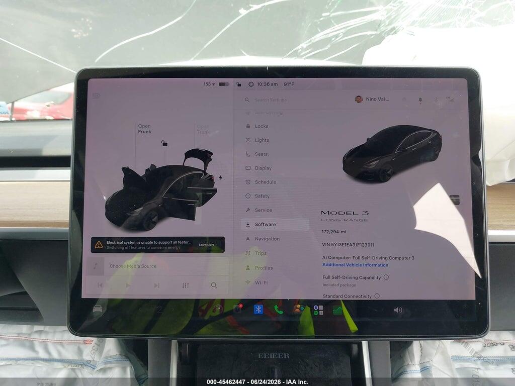 5YJ3E1EA3JF123011 2018 TESLA MODEL 3 photo no. 7