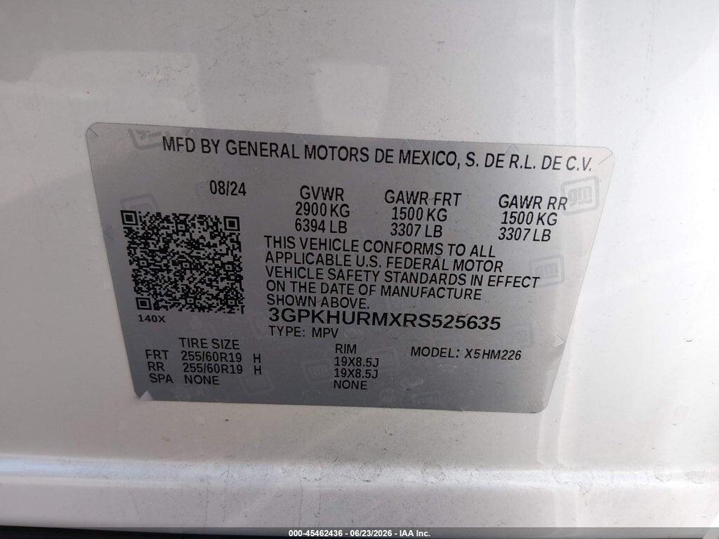 3GPKHURMXRS525635 2024 HONDA PROLOGUE photo no. 9