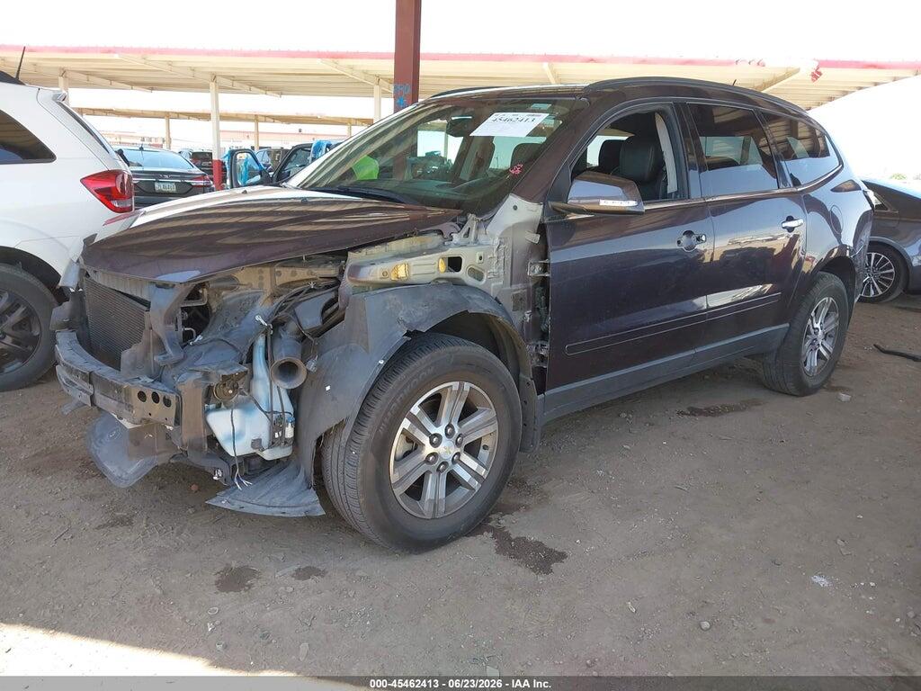 1GNKRHKD9FJ203833 2015 CHEVROLET TRAVERSE photo no. 2