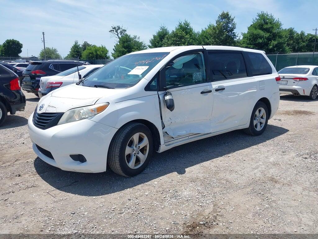 5TDZK3DC8CS178876 2012 TOYOTA SIENNA photo no. 2