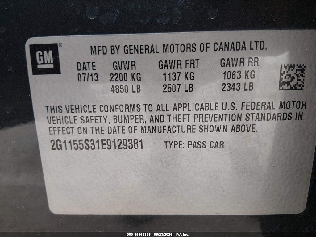 2G1155S31E9129381 2014 CHEVROLET IMPALA photo no. 9