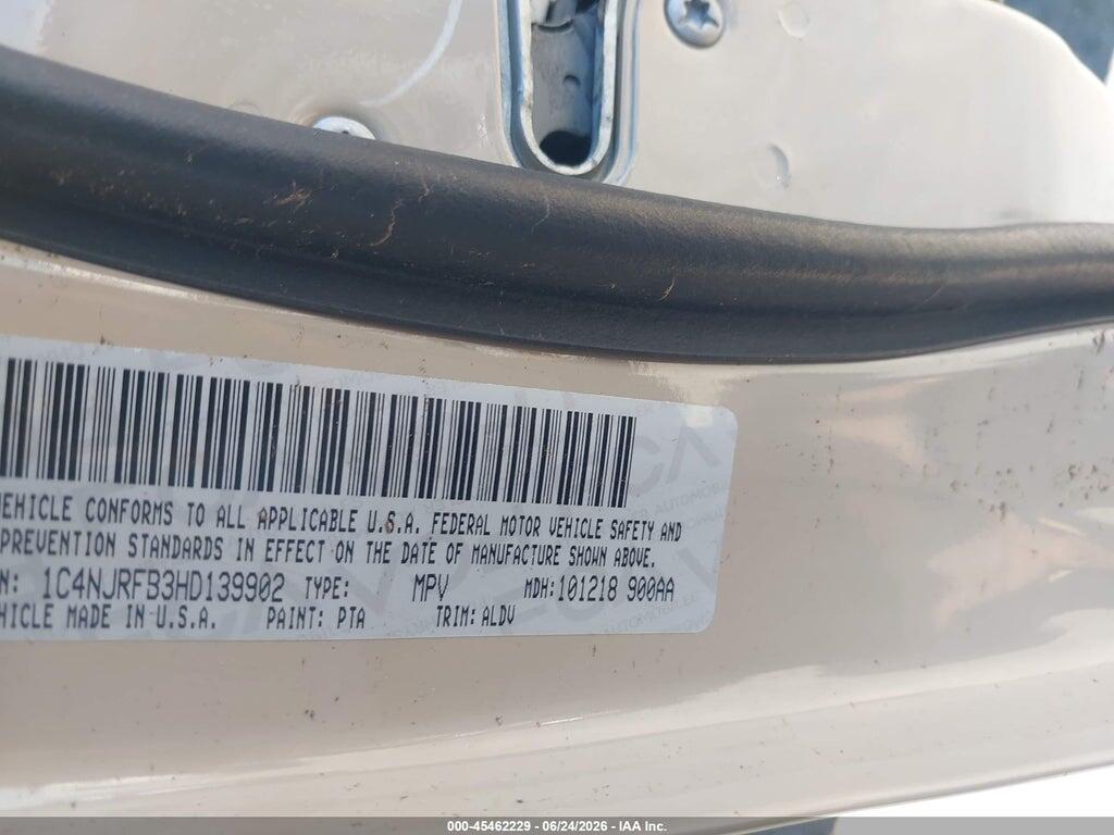 1C4NJRFB3HD139902 2017 JEEP PATRIOT photo no. 9