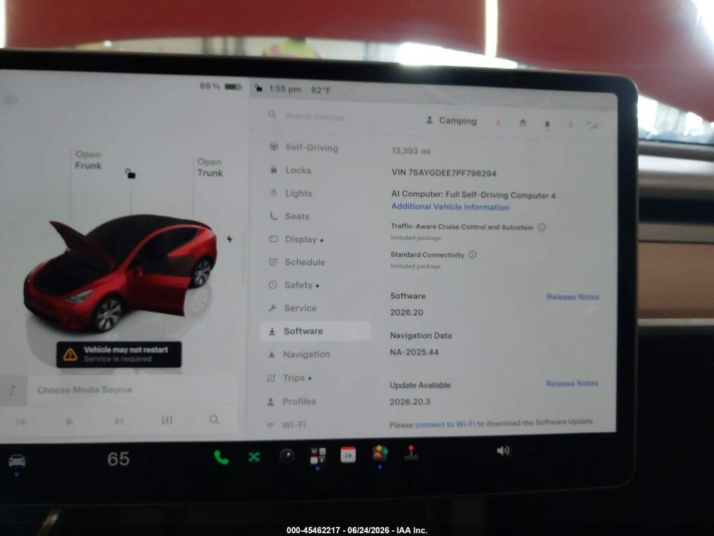 7SAYGDEE7PF798294 2023 TESLA MODEL Y photo no. 7