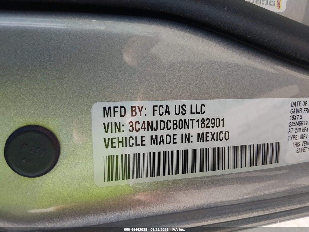 3C4NJDCB0NT182901 2022 JEEP COMPASS photo no. 9