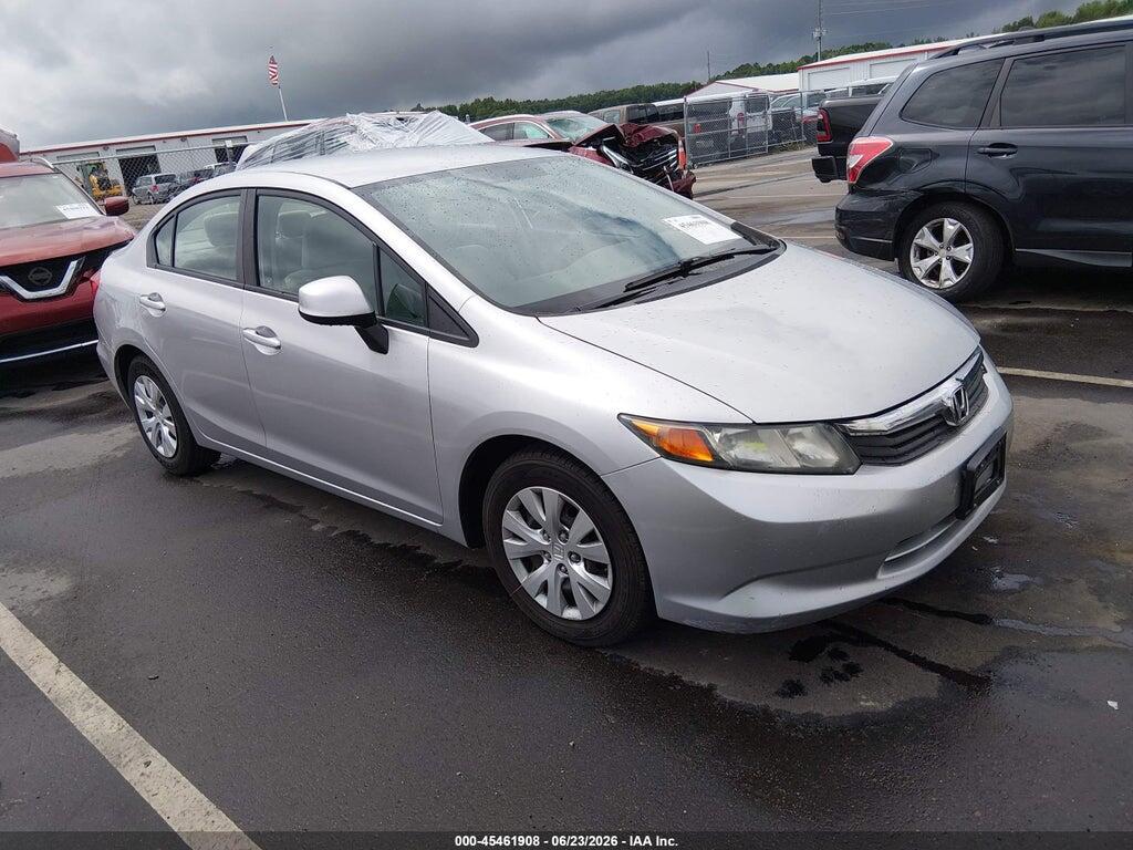 19XFB2F51CE386975 2012 HONDA CIVIC photo no. 1