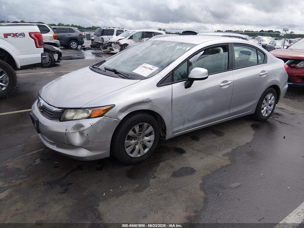 19XFB2F51CE386975 2012 HONDA CIVIC photo no. 2