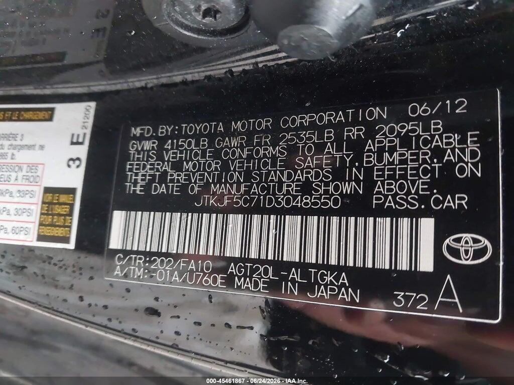 JTKJF5C71D3048550 2013 SCION TC photo no. 9