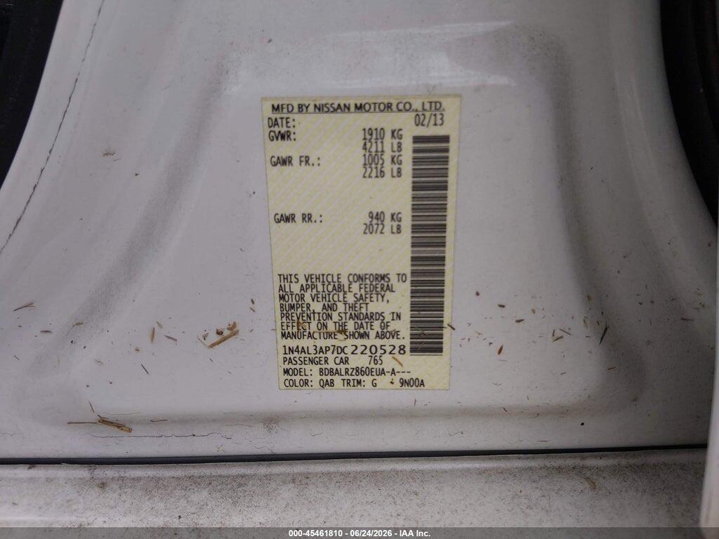 1N4AL3AP7DC220528 2013 NISSAN ALTIMA photo no. 9
